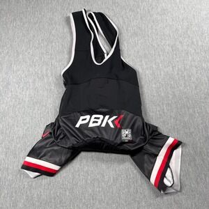 SMS Santini Bib Shorts XXL Black Red White Gel Intech PBK Cycling Made Italy